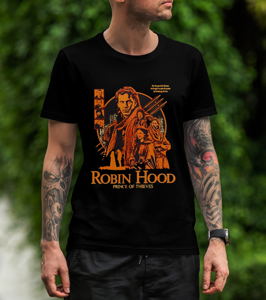 Robin Hood Prince Of Thieves Adventure Team Movie Characters T-Shirt