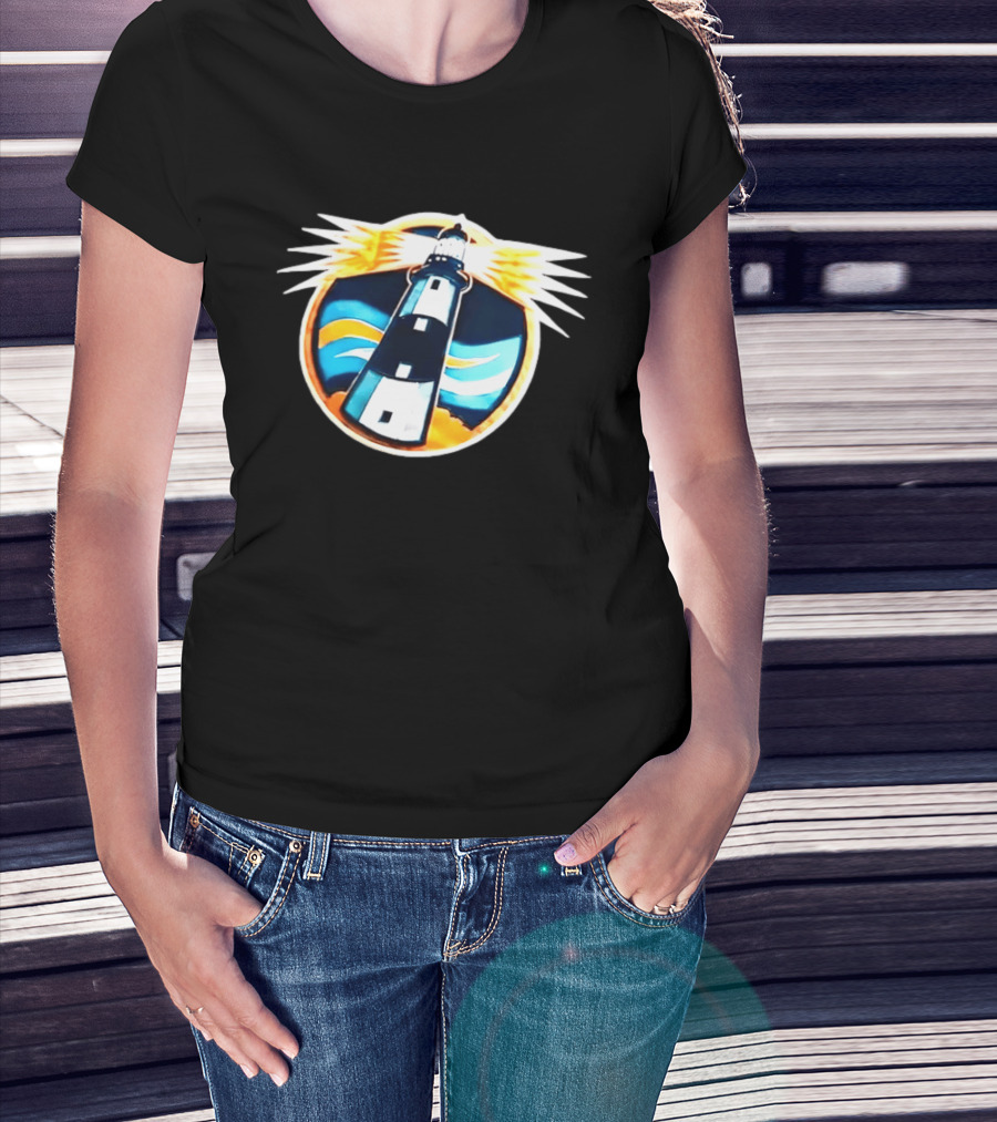 New York Islanders Navy Lighthouse буккаịt Sports Realistic Team Concept T-Shirt