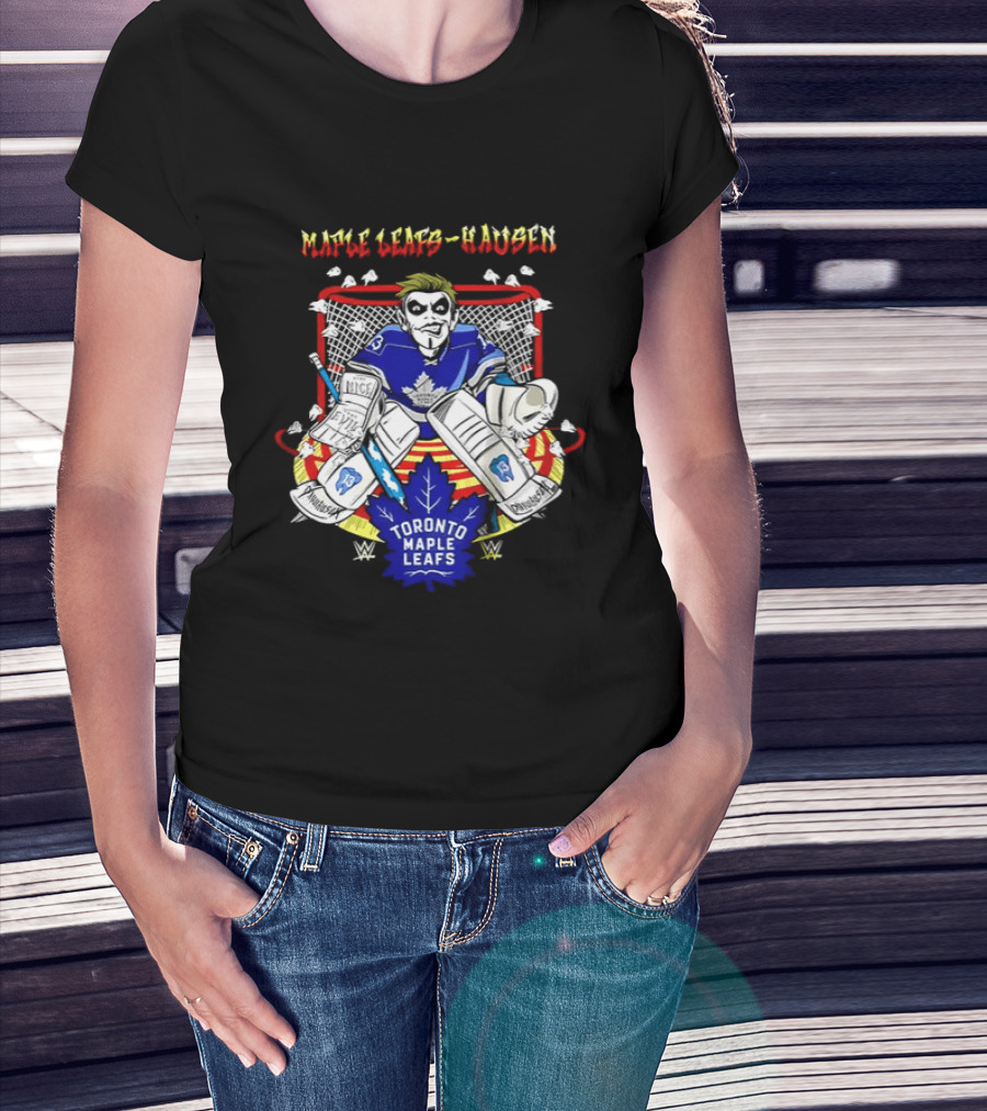 Toronto Maple Leafs Danhausen NHL Hockey WWE T-Shirt