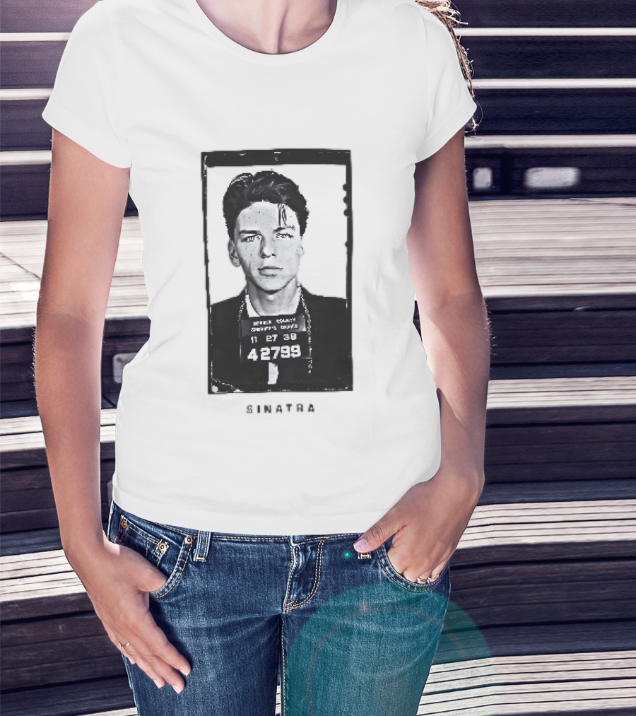 Bergen County Sheriffs Office 11 27 38 42799 Sinatra Shot T-Shirt