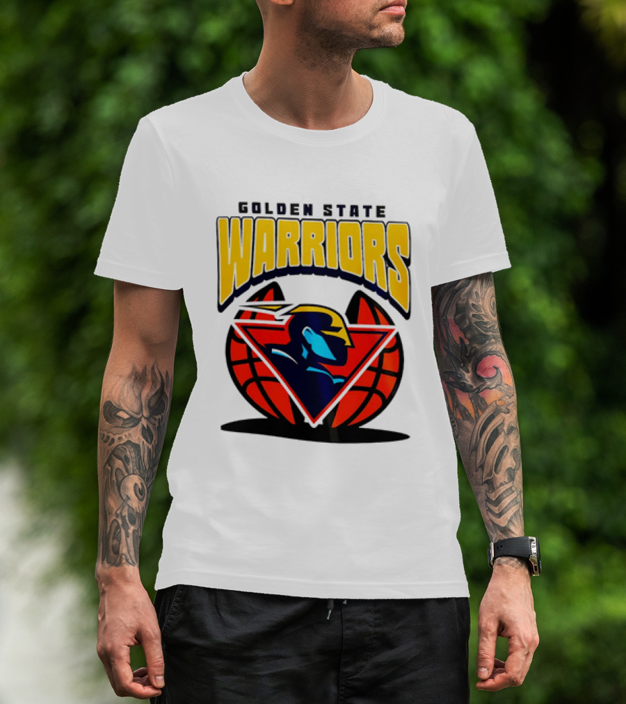 Golden State Warriors NBA 2026 Mania Retro Logo Basketball T-Shirt