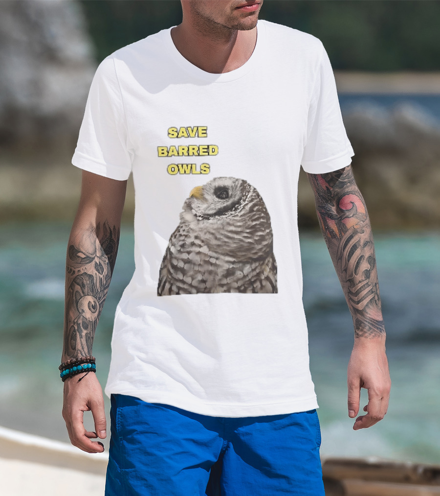 Save Barred Owls Barred Owl Conservation Appeal T-Shirt