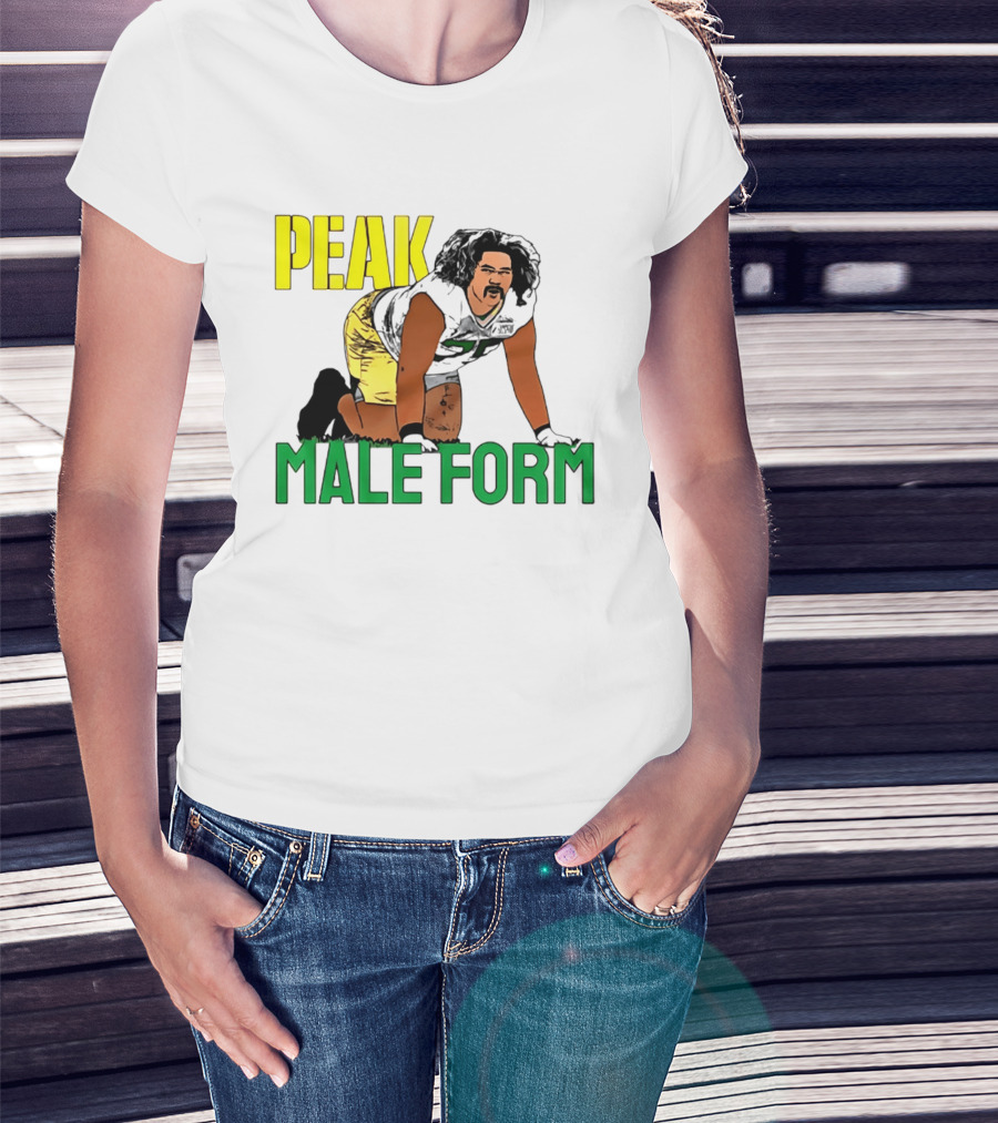 Sean Rhyan Peak Male Form Green Bay Packers Football T-Shirt