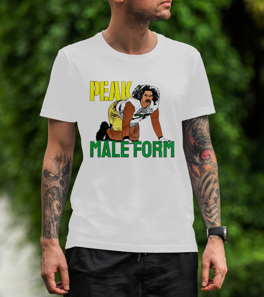 Sean Rhyan Peak Male Form Green Bay Packers Football T-Shirt