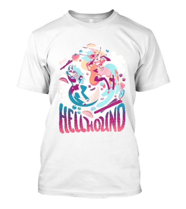 Spindlehorse Hellhound Colorful Dynamic Characters T-Shirt