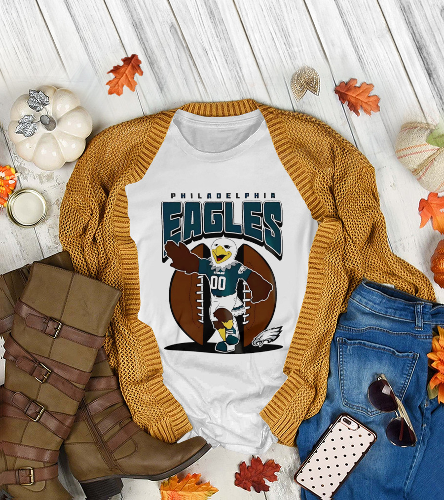 Philadelphia Eagles Swoop Mascot Football 2026 T-Shirt