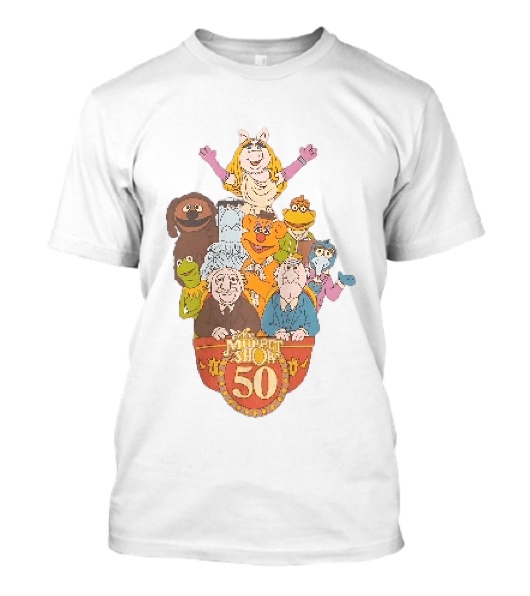 The Muppet Show Anniversary 50 Iconic Characters Celebration T-Shirt