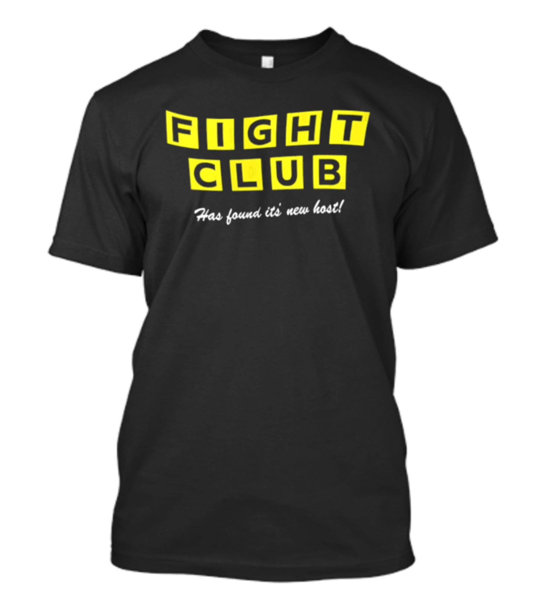 Fight Club Has Found Its New Host Yellow Lettering T-Shirt