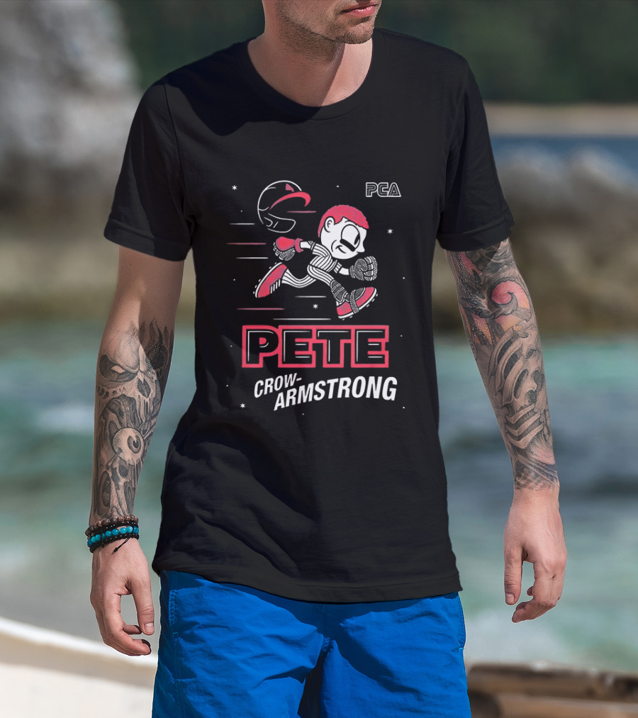 PCA Pete Crow Armstrong Super Speed Video Game Numbers T-Shirt