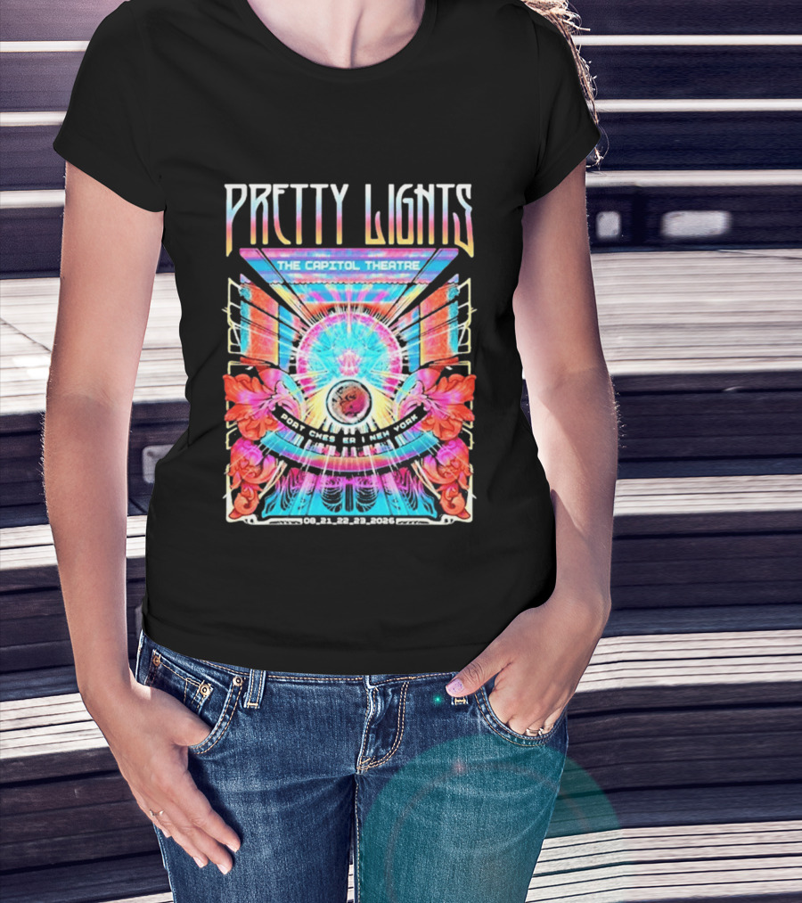 Pretty Lights The Capitol Theatre Port Chester NY August 21 23 2026 T-Shirt