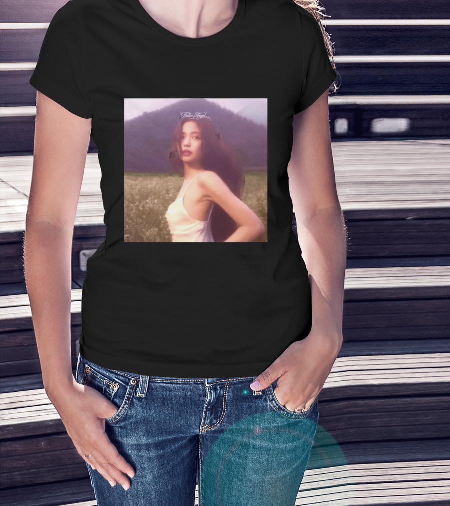 Jennie Fallen Angel EP Cover Photo Mountain Field Scene T-Shirt