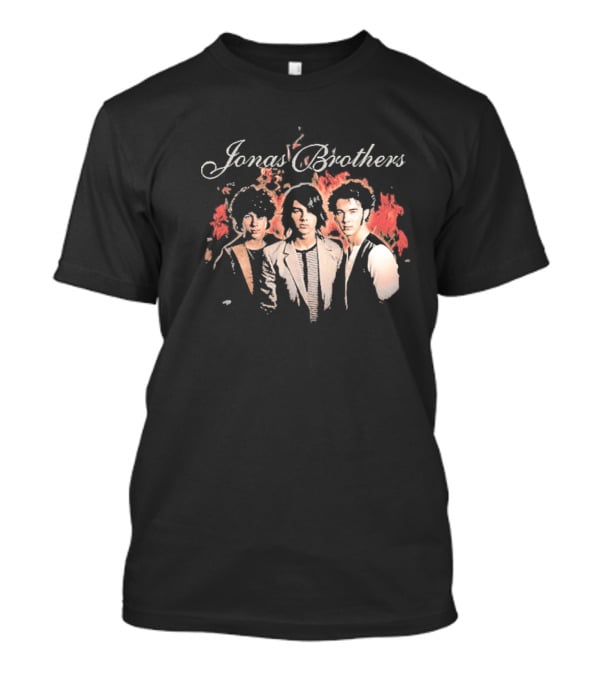 Jonas Brothers Burning Up All Over Again Tour 2026 Throwback Photo T-Shirt