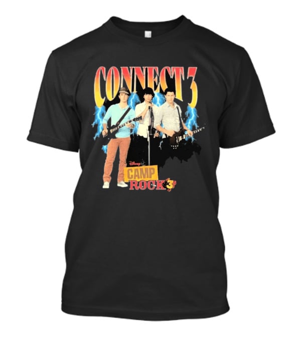 Disney Camp Rock 3 Connect 3 Band Jonas Brothers T-Shirt