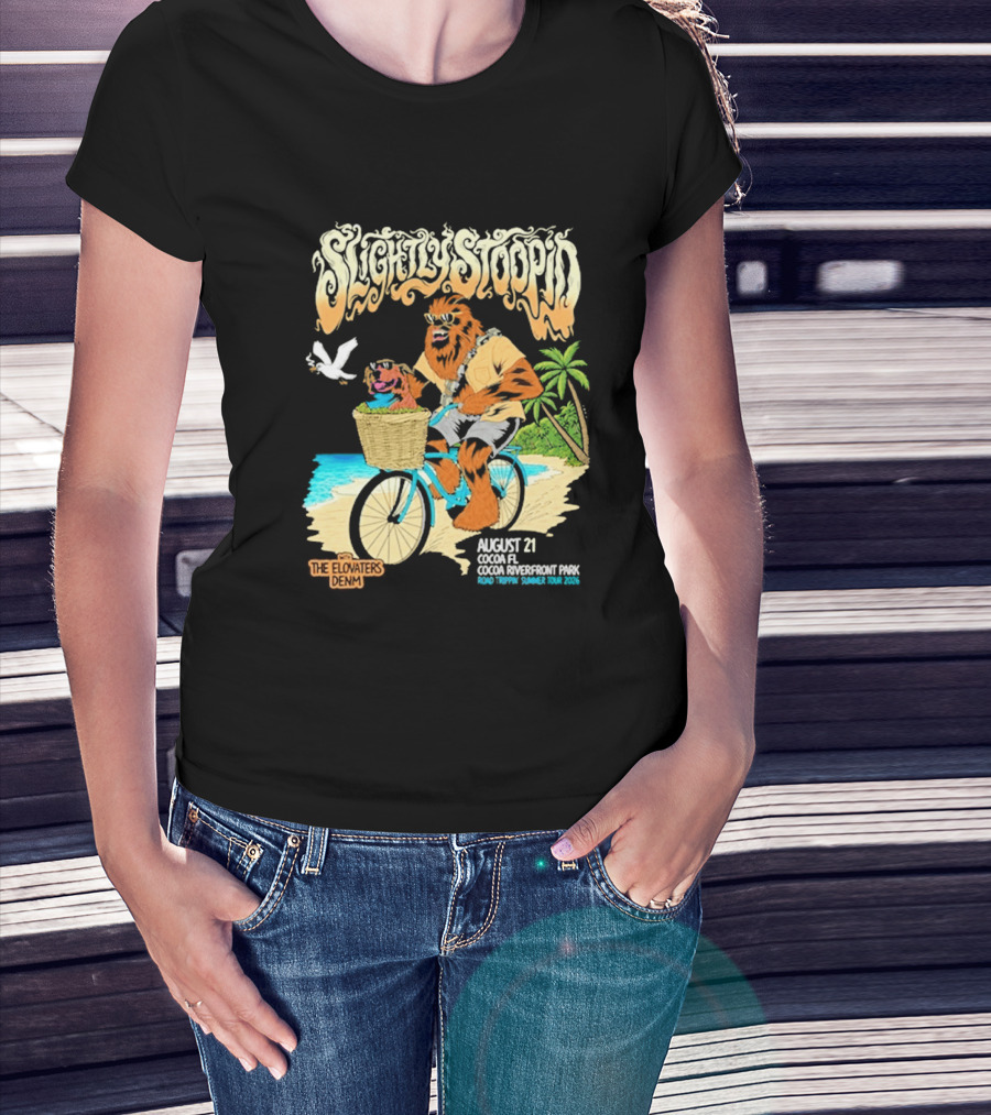 Slightly Stoopid Cocoa Riverfront Park August 21 The Elovaters Demn Event 2026 T-Shirt