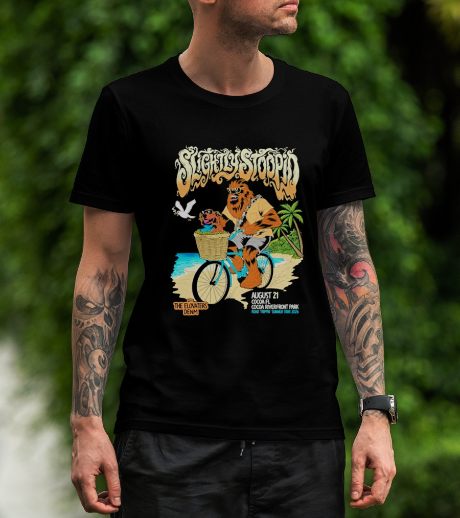 Slightly Stoopid Cocoa Riverfront Park August 21 The Elovaters Demn Event 2026 T-Shirt