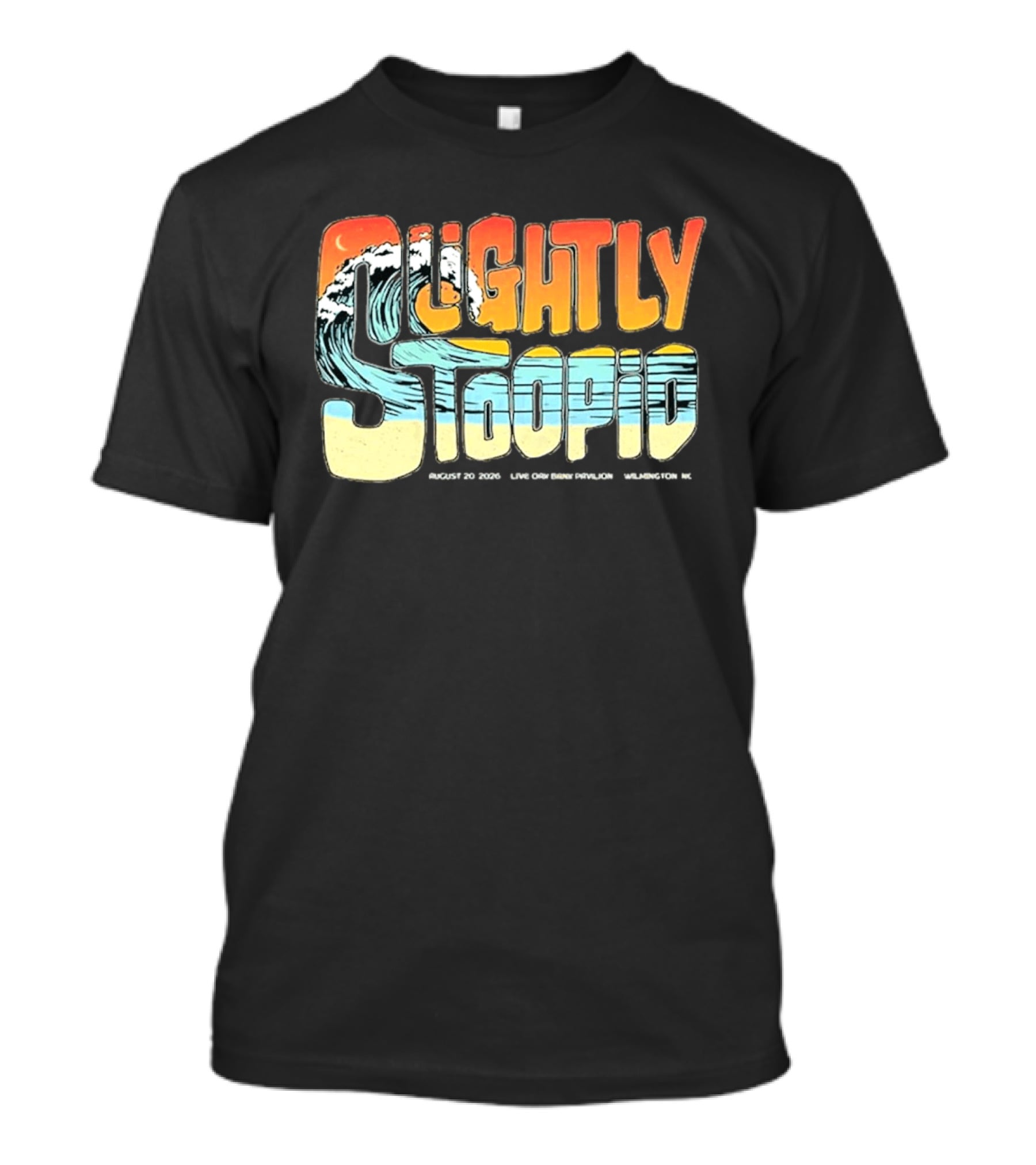 Slightly Stoopid August 20 2026 Live At Live Oak Bank Pavilion Wilmington NC T-Shirt