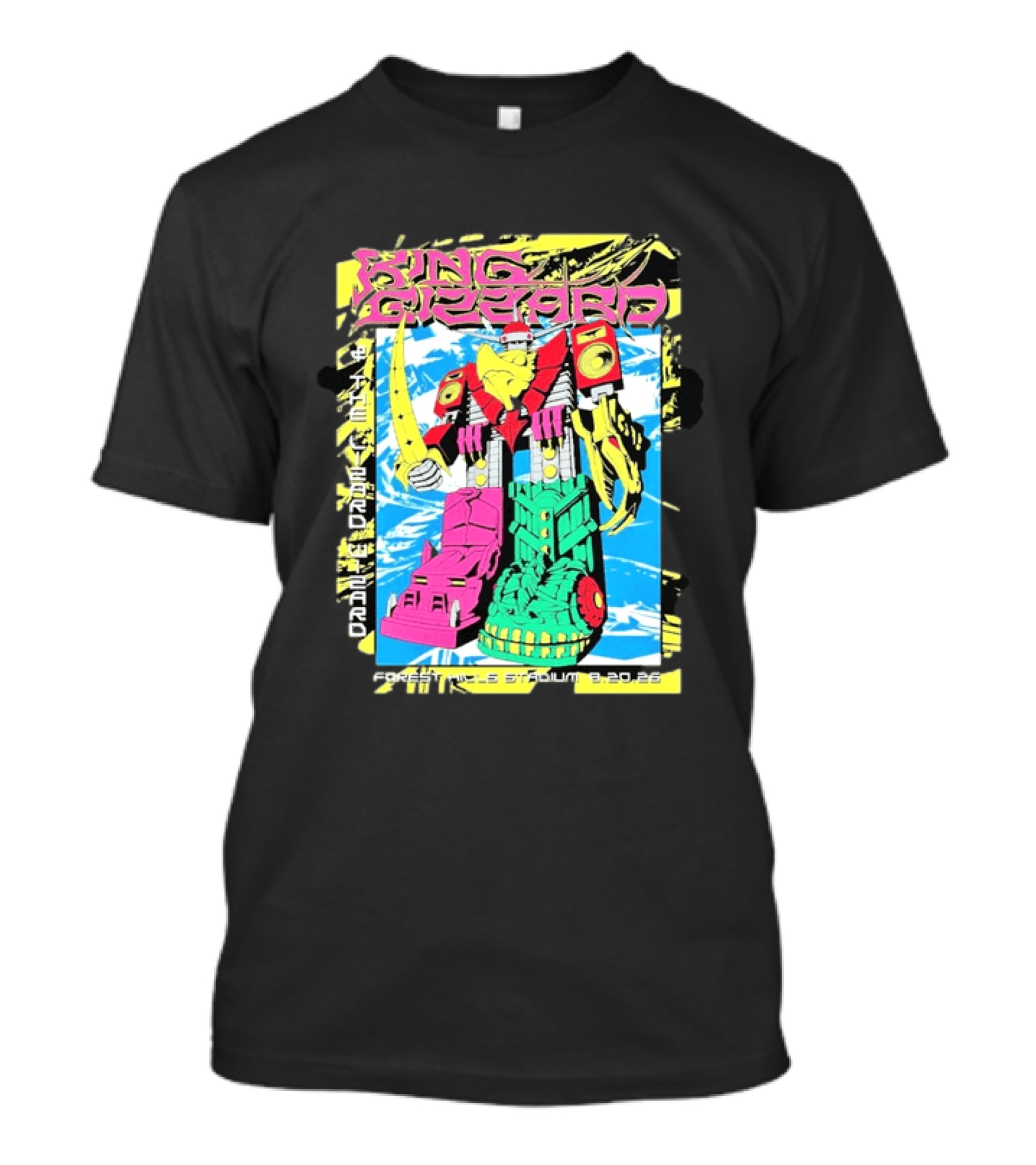 King Gizzard And The Lizard Wizard Queens New York 2026 Forest Hills Stadium August 20 Robot T-Shirt