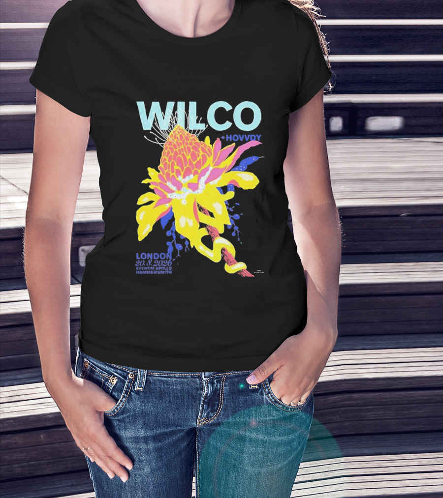 Wilco London UK Eventim Apollo Hammersmith August 20 2026 Featuring Hovvdy T-Shirt