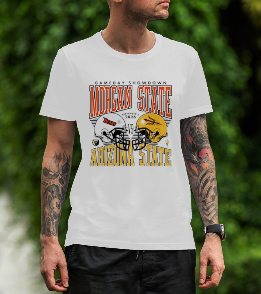 Gameday Showdown Morgan State Bears Vs Arizona State 2026 T-Shirt