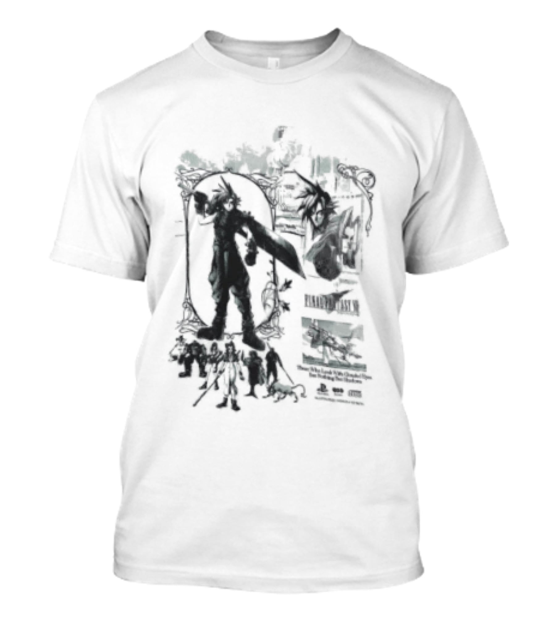 Clouded Eyes Shadows Final Fantasy VII Vintage Aesthetic T-Shirt