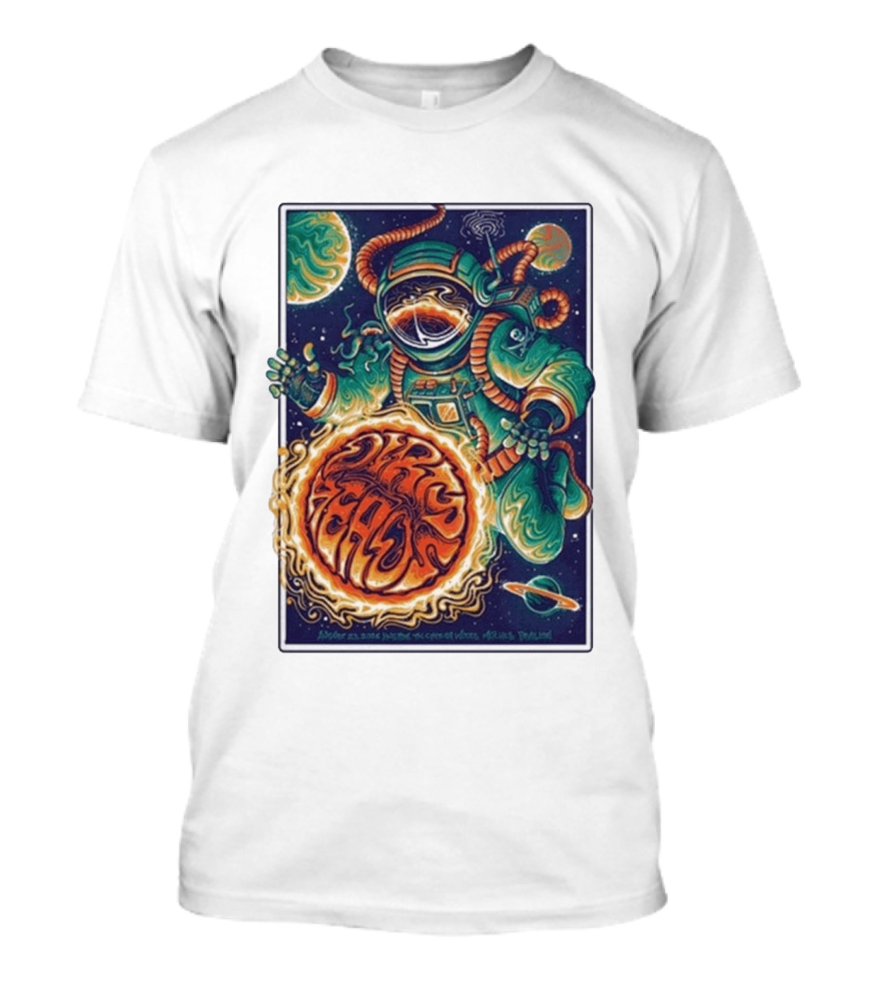 Dirty Heads Cosmic Astronaut Tour The Woodlands TX 8 23 2026 Psychedelic Space Adventure T-Shirt