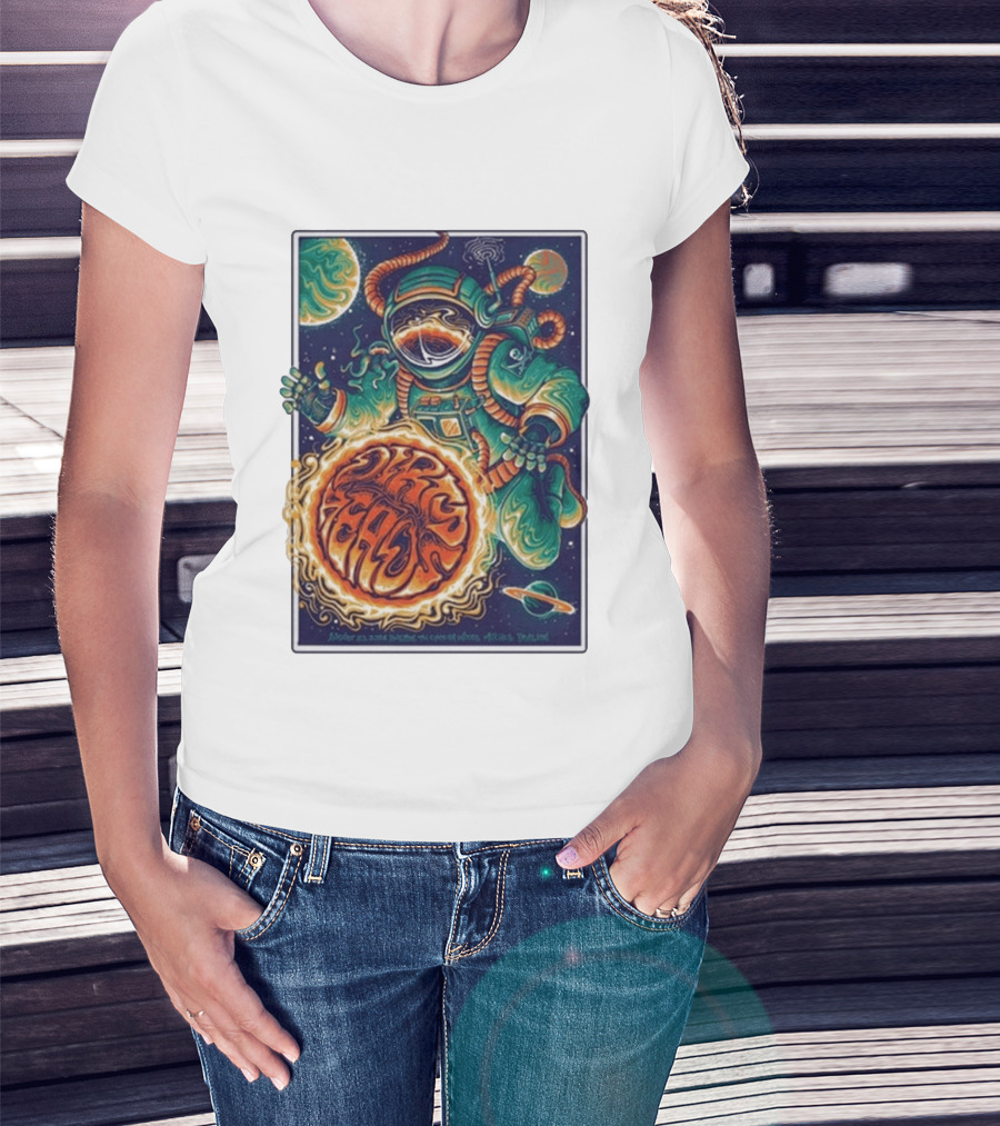 Dirty Heads Cosmic Astronaut Tour The Woodlands TX 8 23 2026 Psychedelic Space Adventure T-Shirt