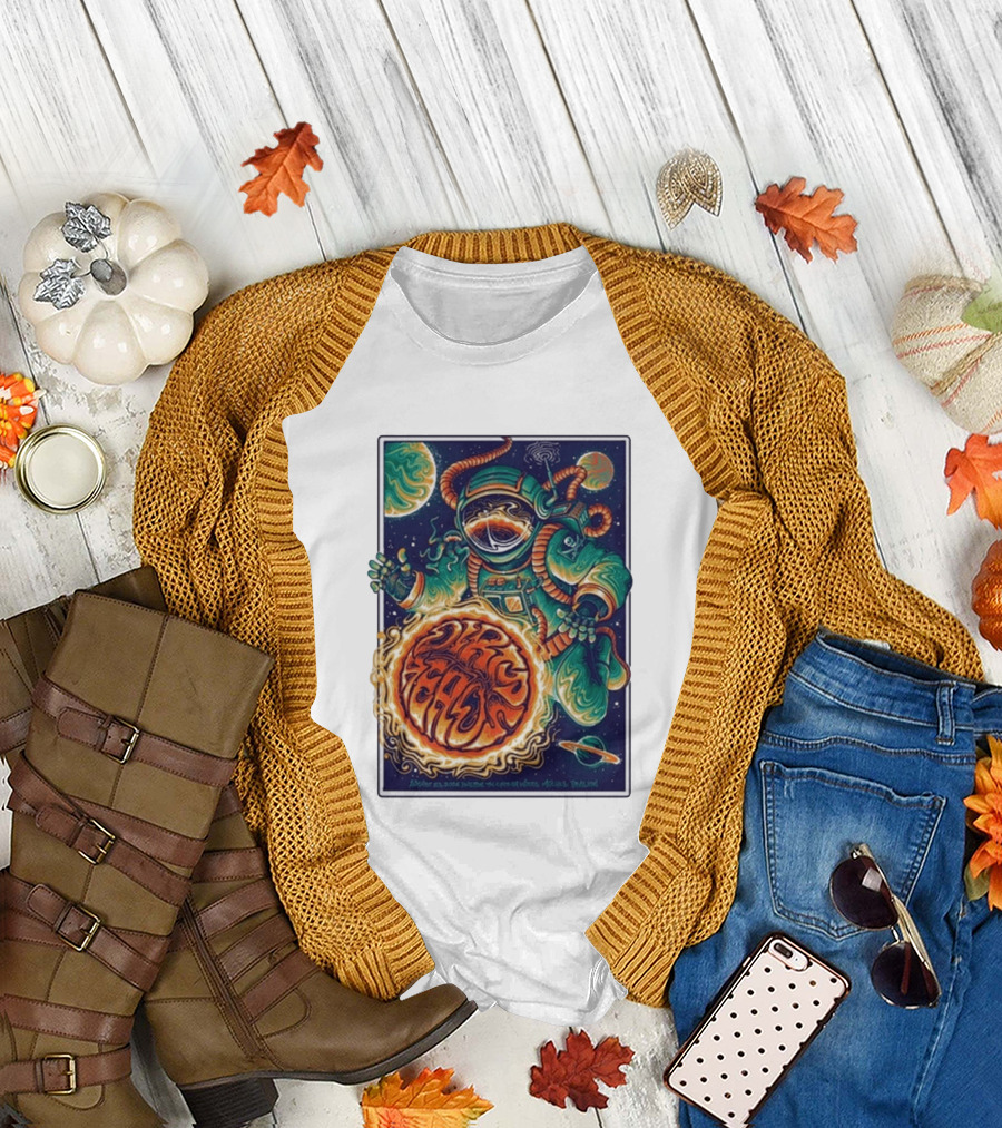 Dirty Heads Cosmic Astronaut Tour The Woodlands TX 8 23 2026 Psychedelic Space Adventure T-Shirt