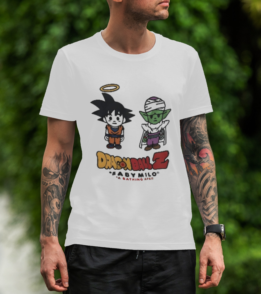Dragon Ball Z Baby Milo Goku Piccolo Collaboration T-Shirt