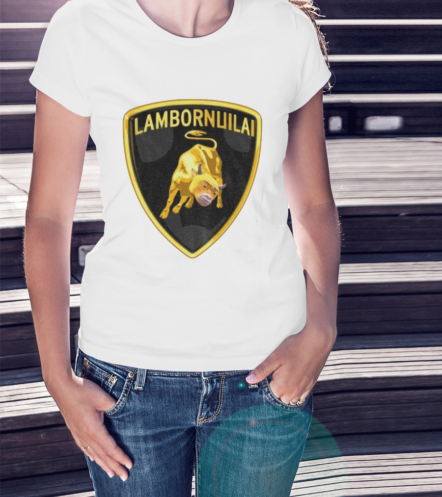 Lambornuilai Gold Bull Meme Niu Lai T-Shirt