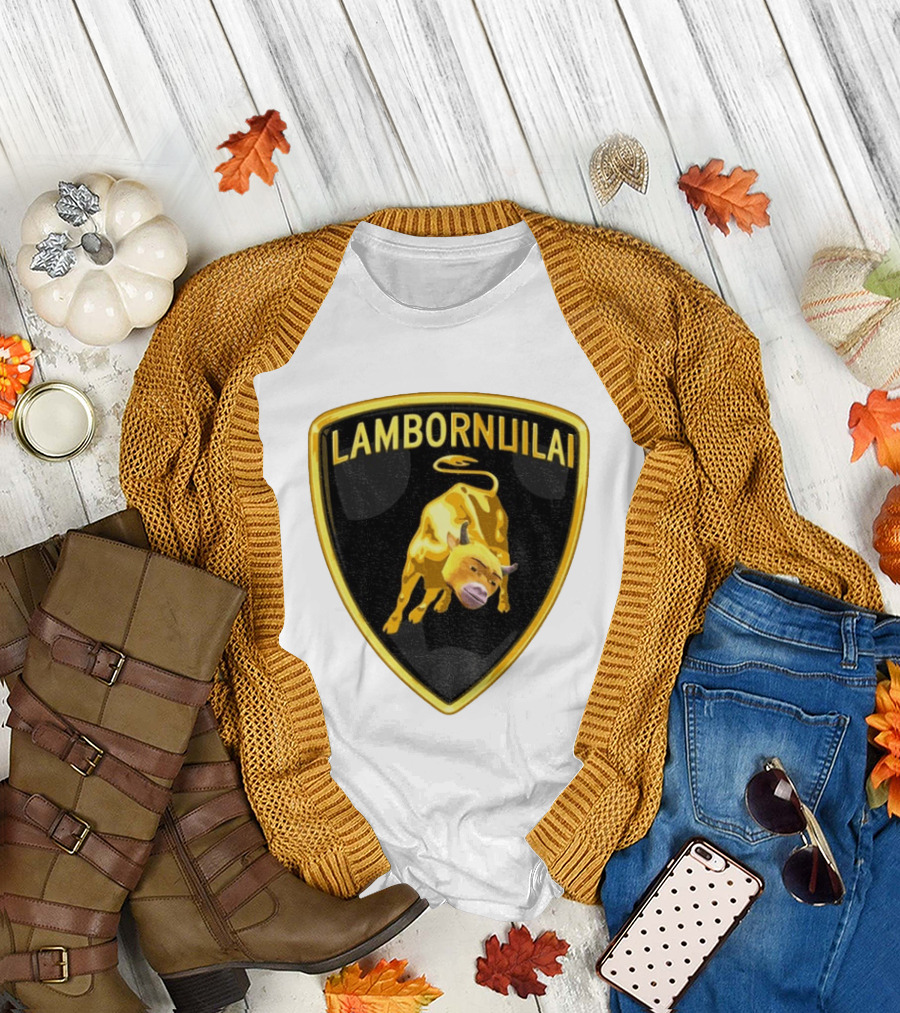 Lambornuilai Gold Bull Meme Niu Lai T-Shirt