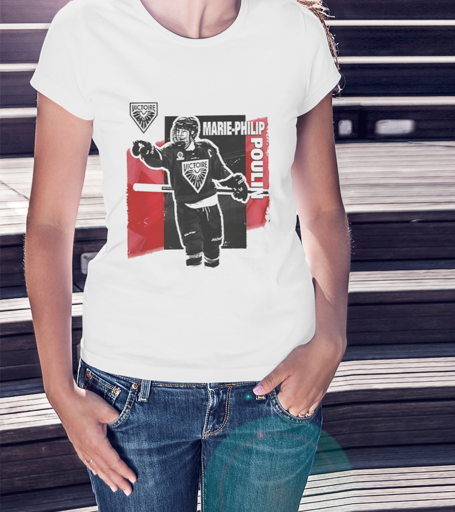Marie Philip Poulin Team Vancouver Goldeneyes PWHL 2026 T-Shirt