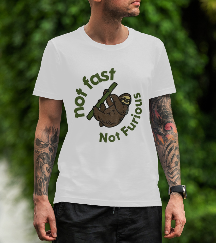 Not Fast Not Furious Sloth Climbing T-Shirt