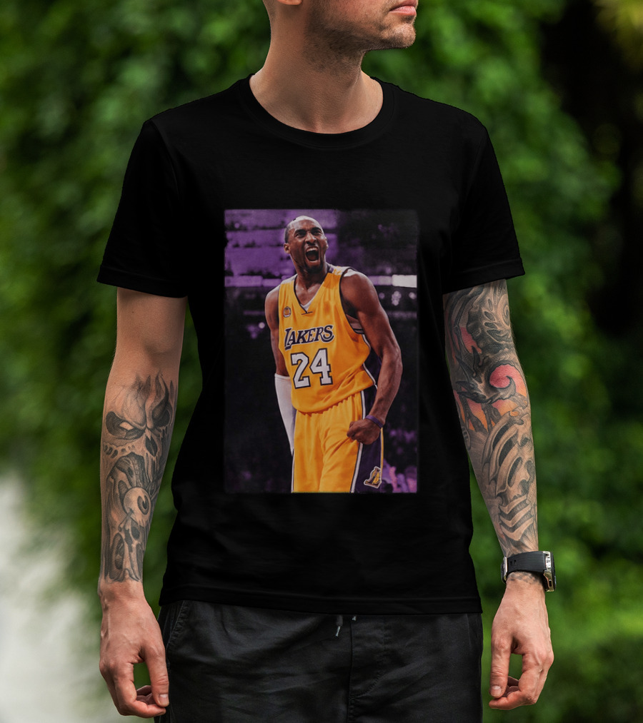 A. J. Brown Wear Mamba Kobe Bryant Lakers 24 T-Shirt