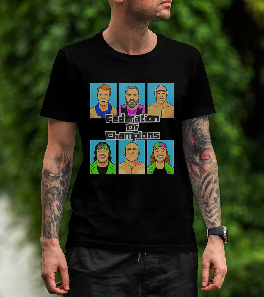 Federation Of Champions Wrestling Legends T-Shirt