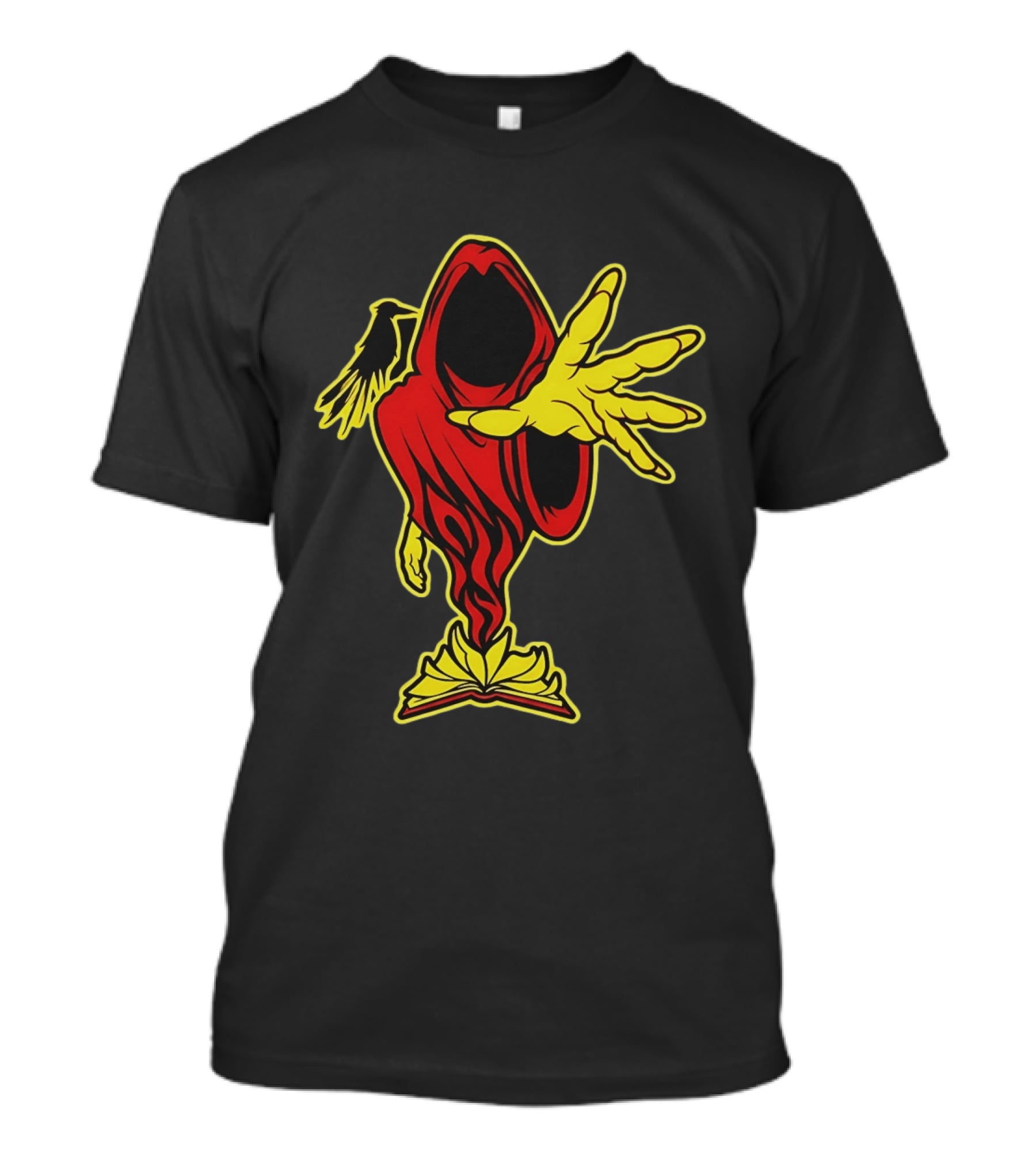 Insane Clown Posse Ringmaster Joker's Card Flame Hooded Figure T-Shirt