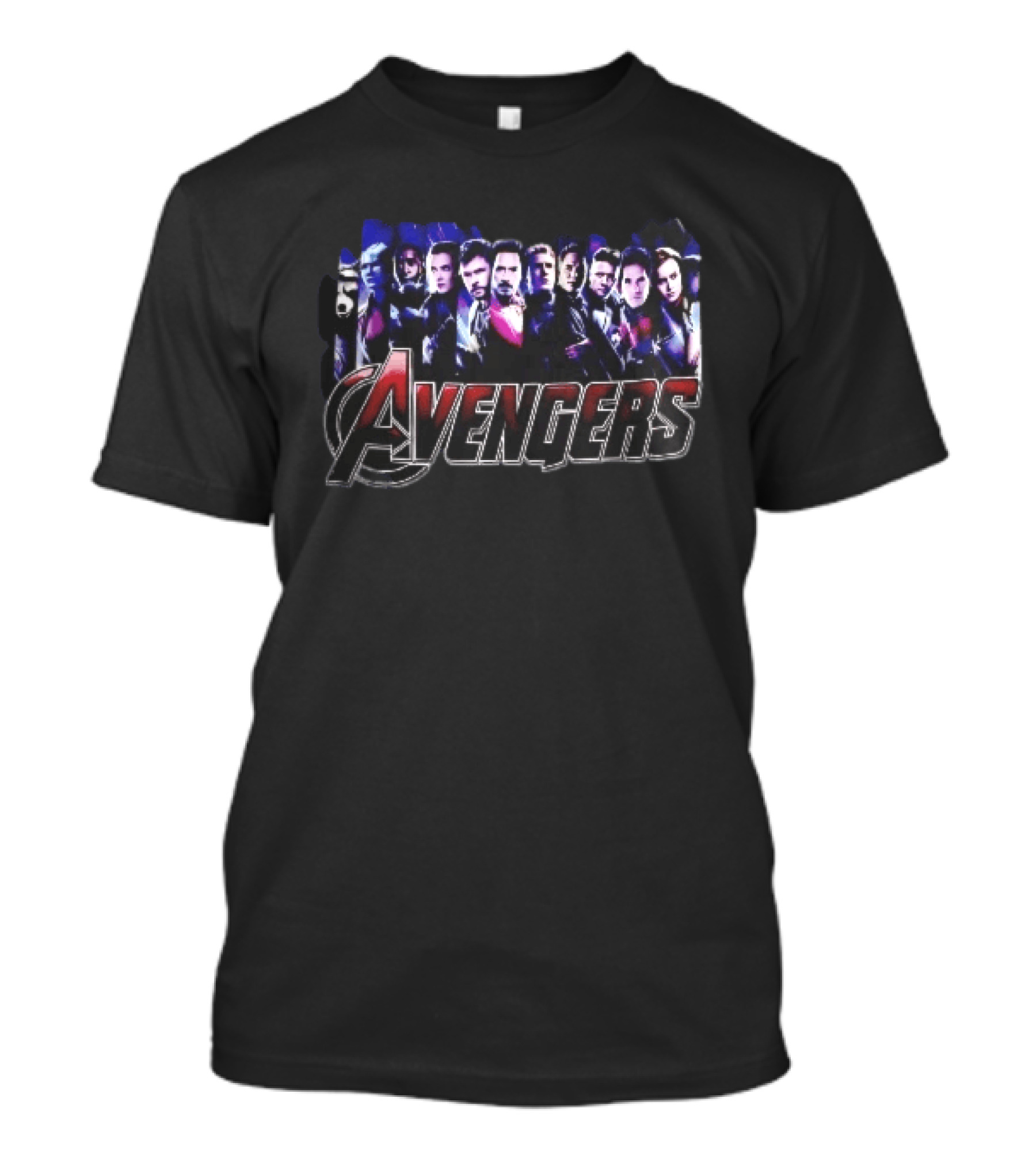 Avengers Film Superhero Cast Panels Collage T-Shirt