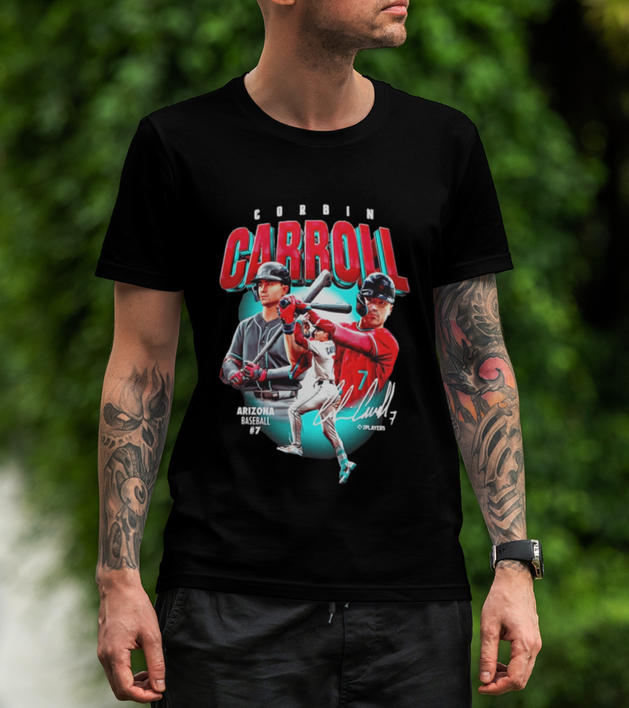 Corbin Carroll Arizona Baseball #7 C Players T-Shirt