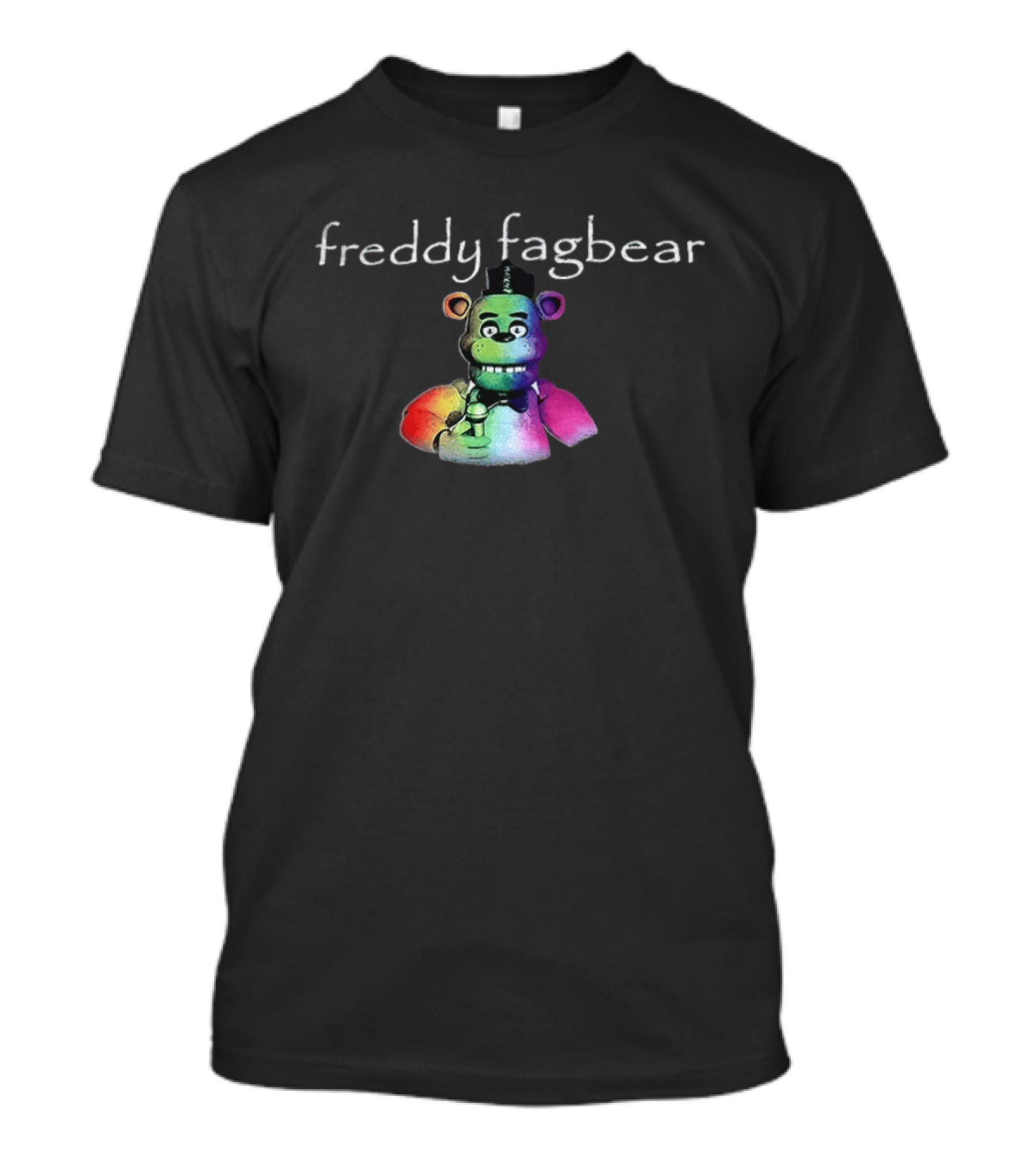 Freddy Fagbear Rainbow Pride T-Shirt