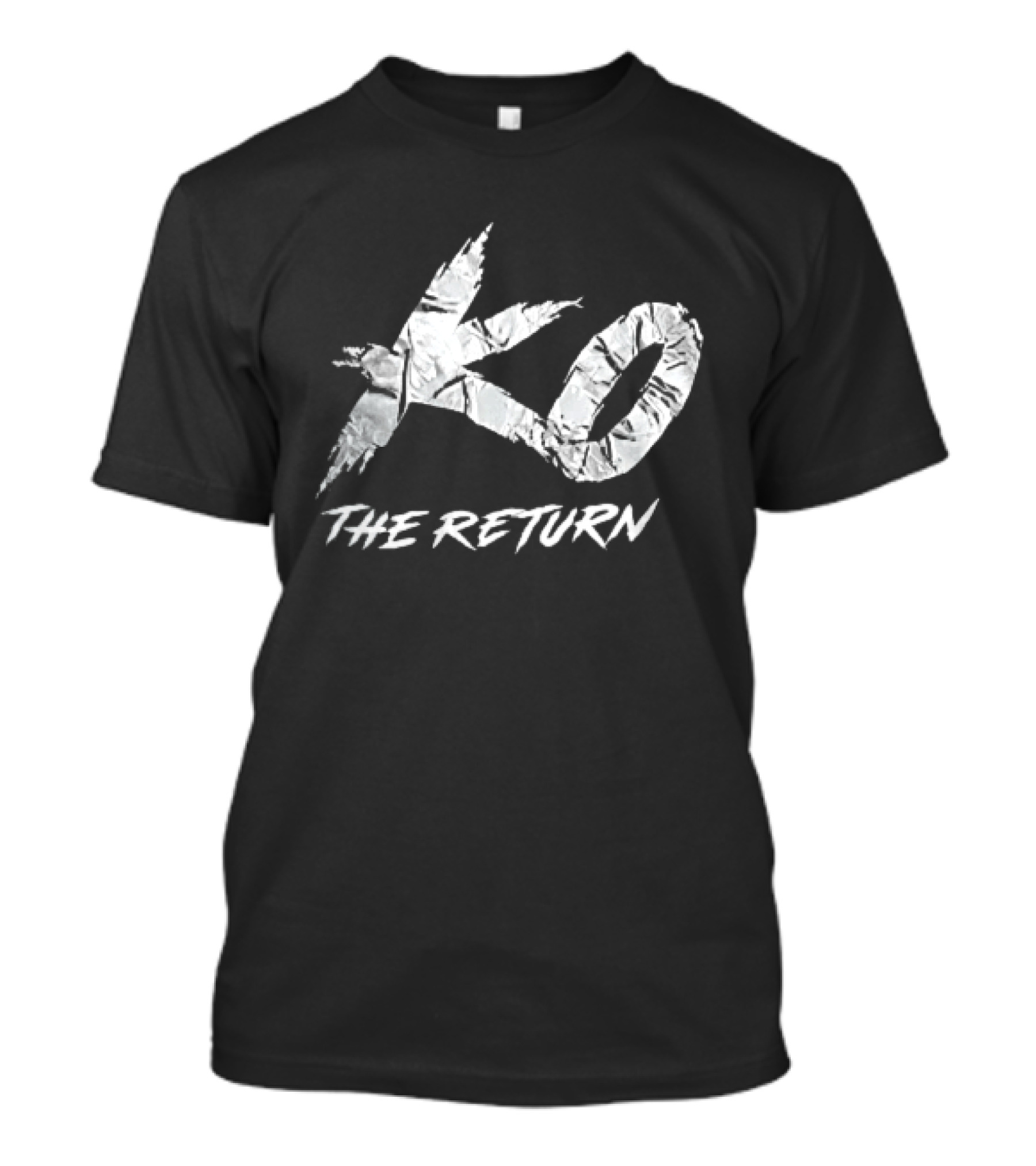 KO The Return Distressed Cracked Marble Stylized T-Shirt