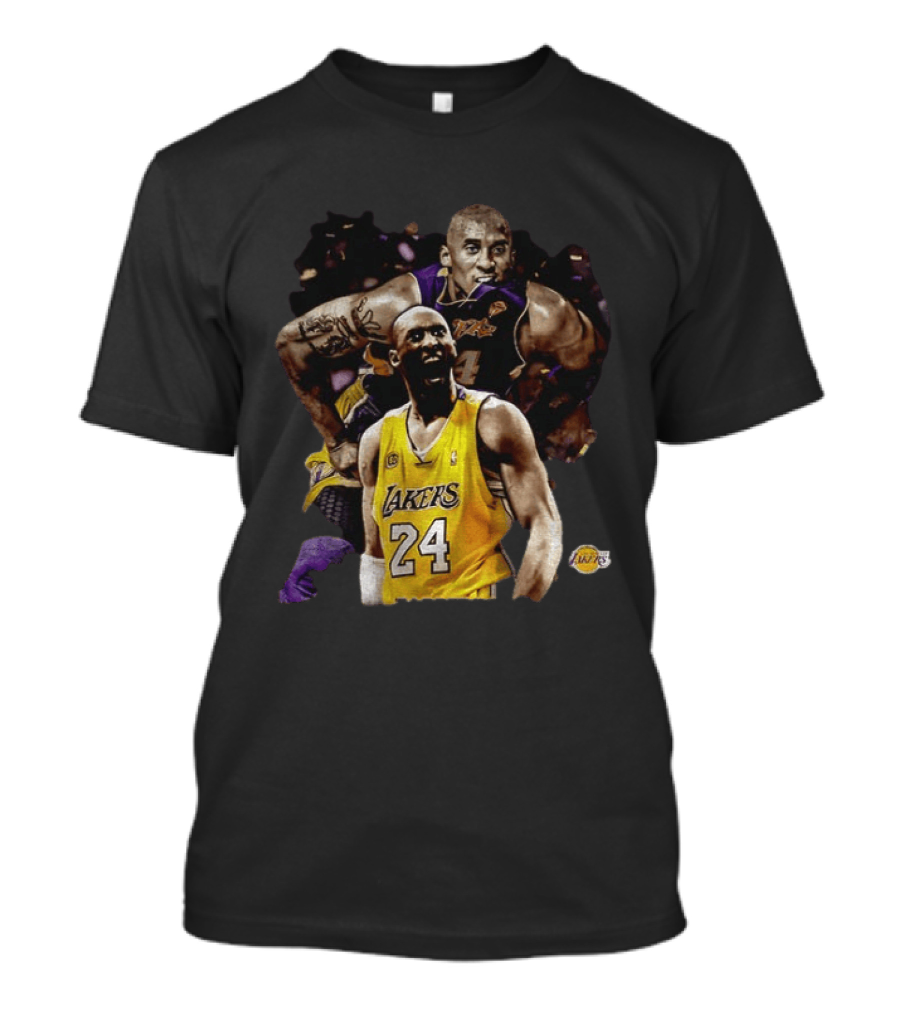 Kobe Bryant Los Angeles Lakers Number 24 Iconic Basketball Legend T-Shirt