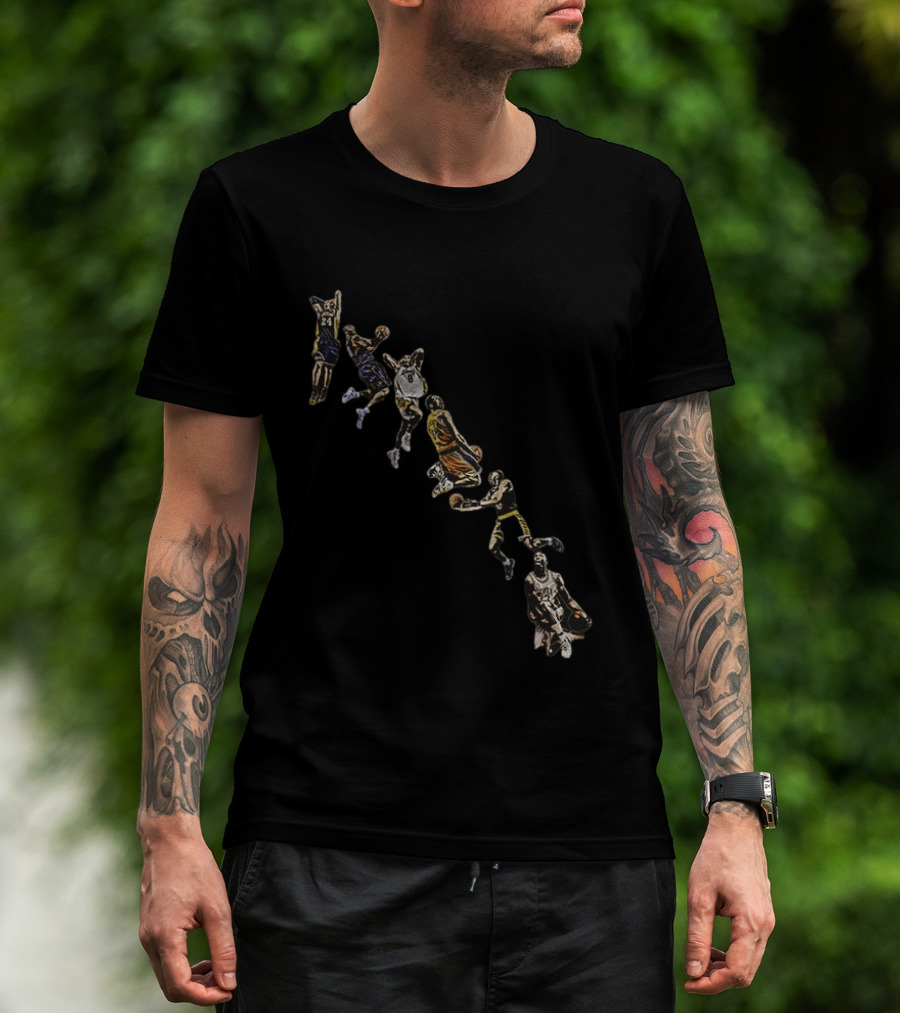 Kobe Bryant Los Angeles Lakers Forever Legend Multi Player Icon 24 T-Shirt
