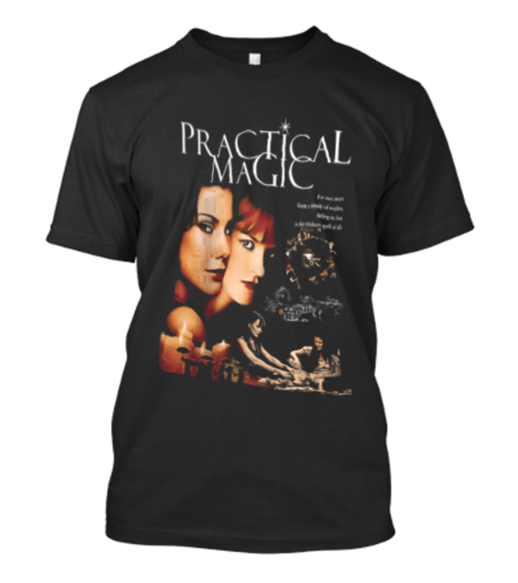 Practical Magic Movie Faces With Mystical T-Shirt