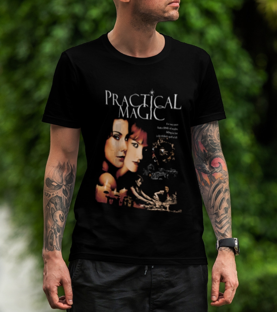 Practical Magic Movie Faces With Mystical T-Shirt