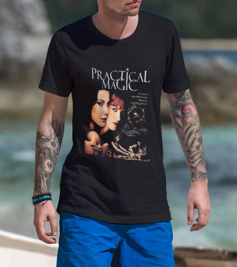 Practical Magic Movie Faces With Mystical T-Shirt