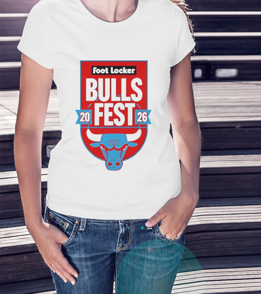 Chicago Bulls Fest 2026 Foot Locker Event T-Shirt