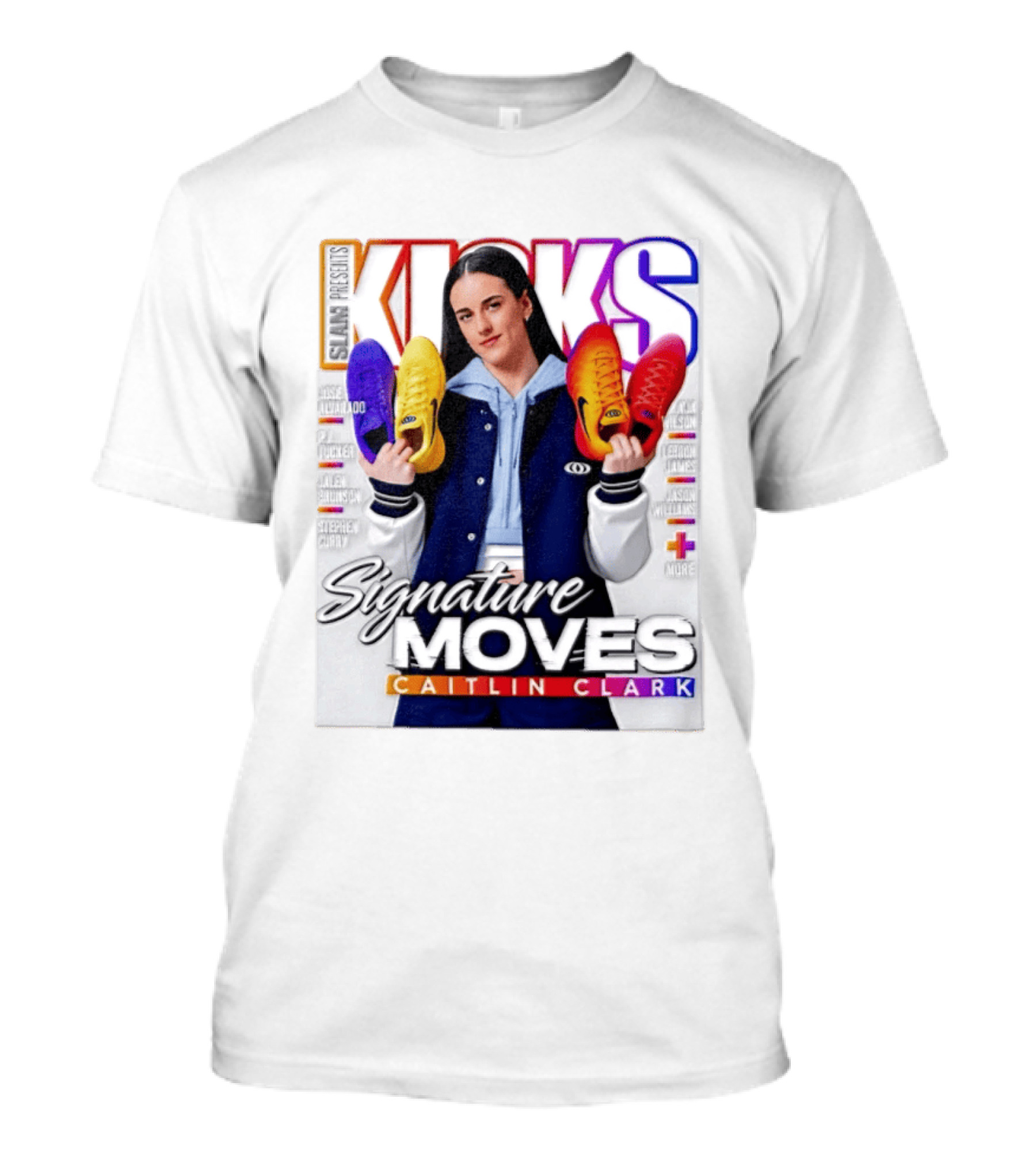 SLAM Presents Kicks Signature Moves Caitlin Clark T-Shirt