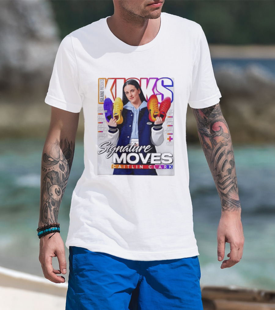 SLAM Presents Kicks Signature Moves Caitlin Clark T-Shirt
