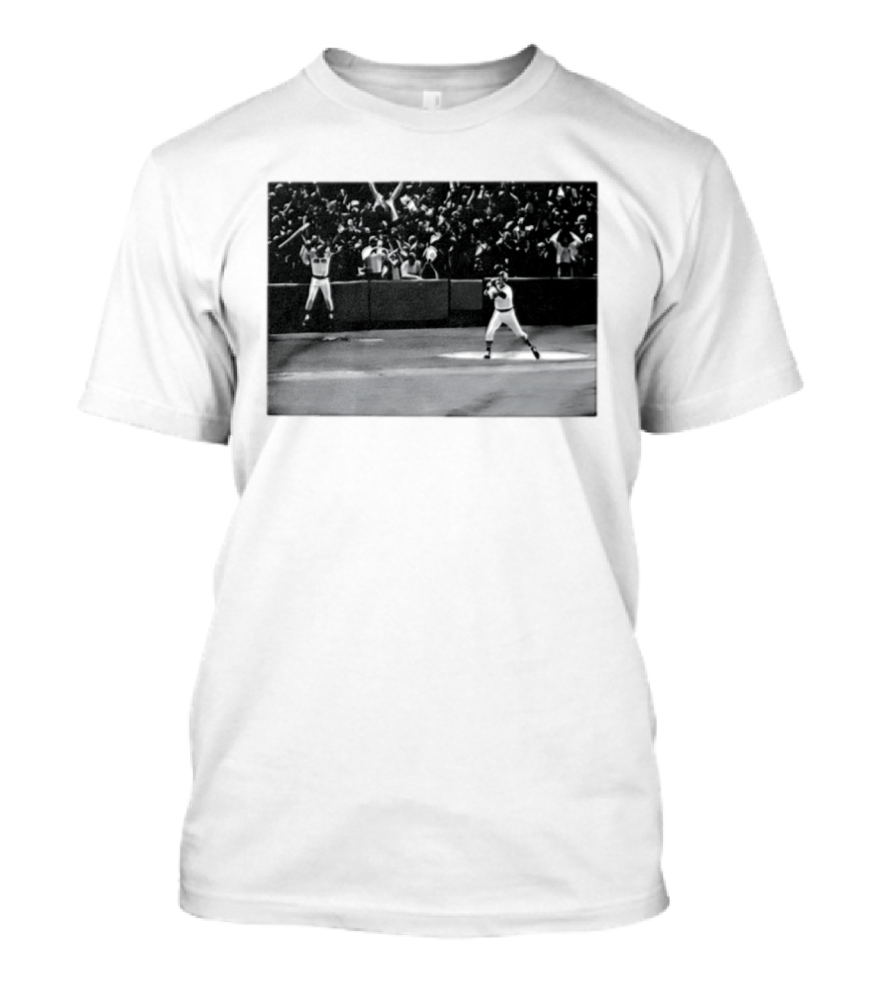 Carlton Fisk No 27 Boston Red Sox Baseball Iconic Home Run Moment T-Shirt