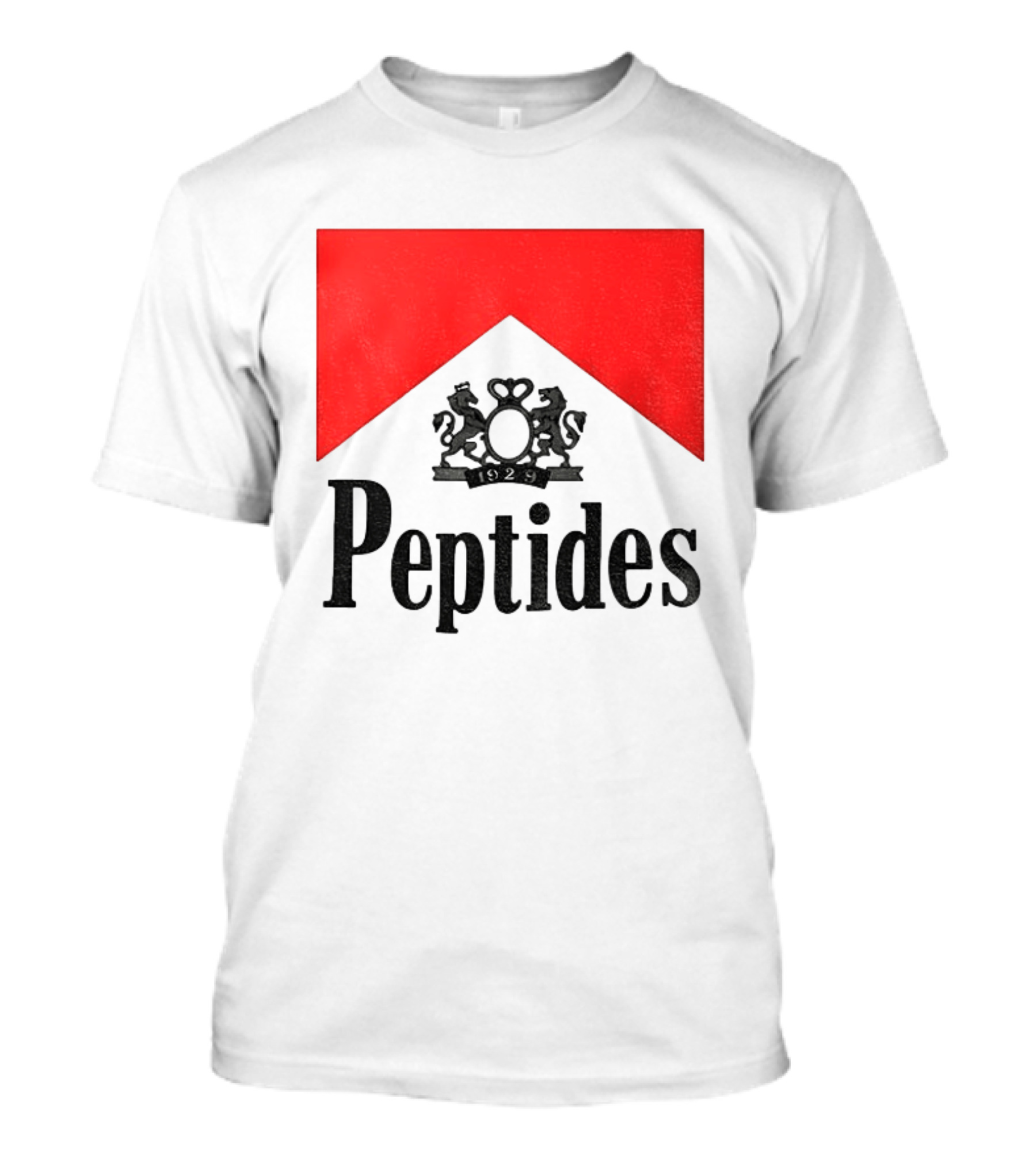 Peptides 1929 Red Marlboro T-Shirt