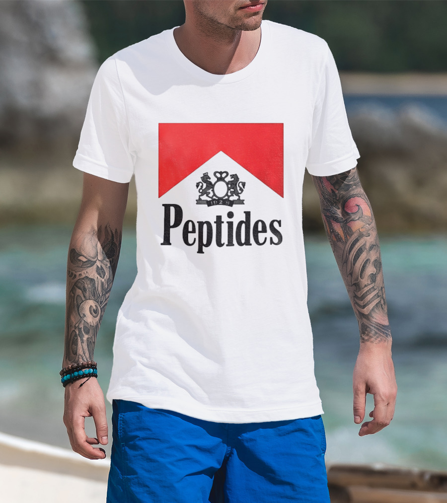 Peptides 1929 Red Marlboro T-Shirt